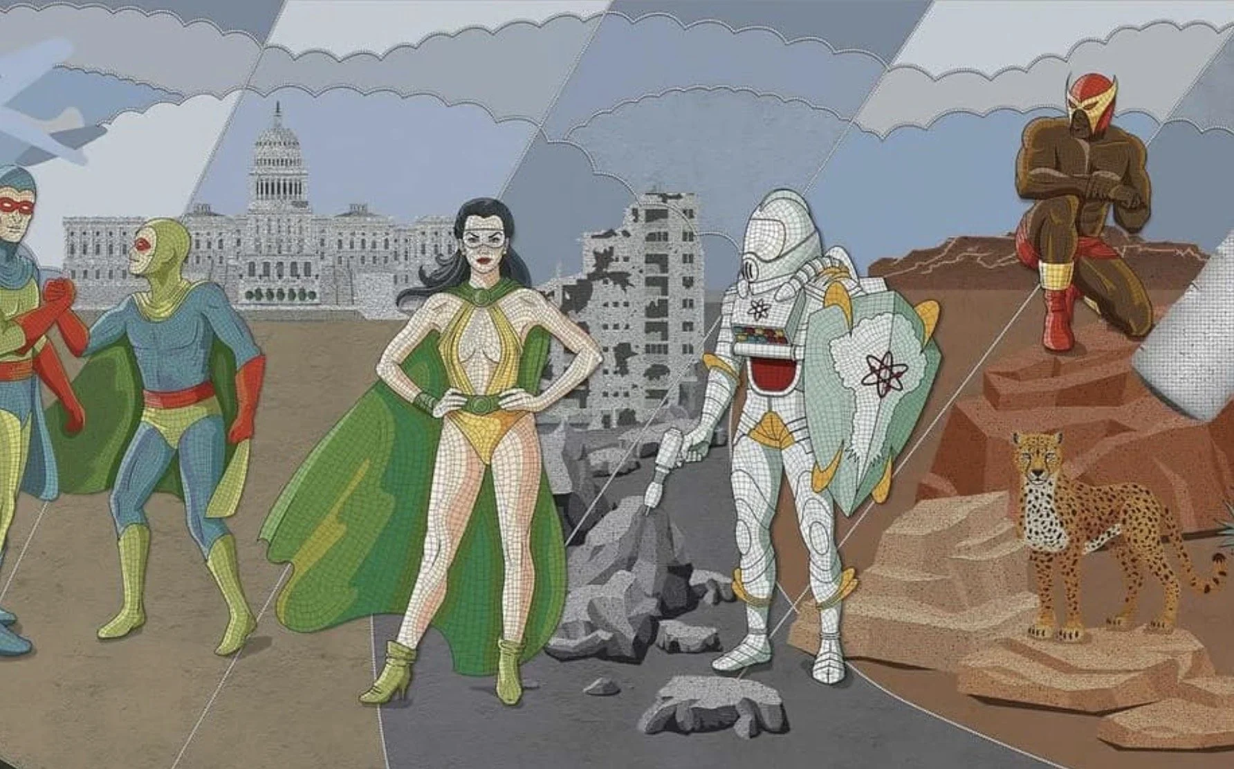James Gunn says that two heroes of Superman’s Murahuman mural will play an important role in the DCU